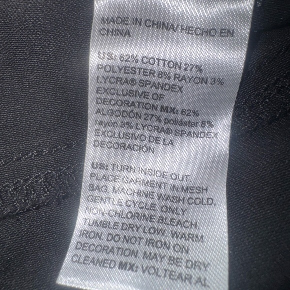 CHICO Chico’s embellished cuff hi rise ANKLE Jean JEGGINGS women’s size 2 12 - Picture 13 of 15